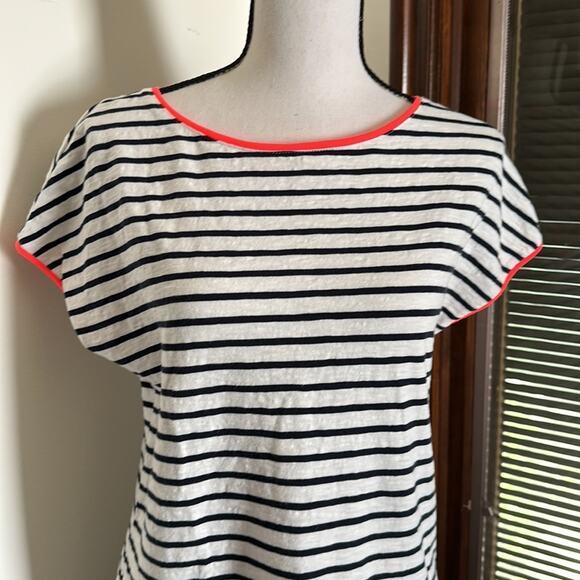 Boden | Striped Cotton Dress Size 4R - Picture 2 of 10